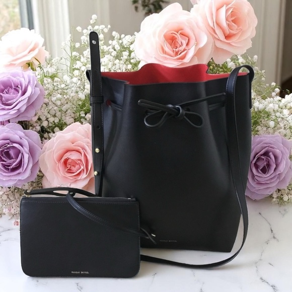 Mansur Gavriel Large Leather Bucket Bag